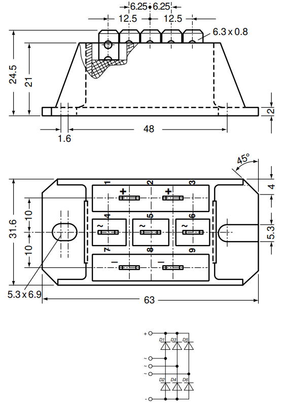 VUO50-14N03 Dimension